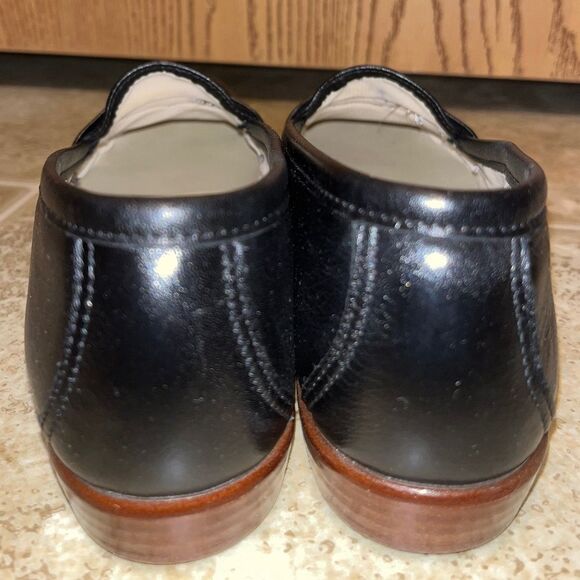 SAS Women’s Black Genuine Leather Casual Penny Loafers | Comfort Shoes Sz-8.5 - Picture 4 of 9